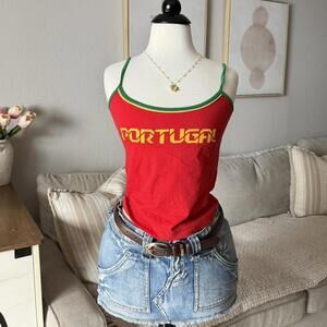 Red Portugal 17 Tank Top (Made in Portugal)